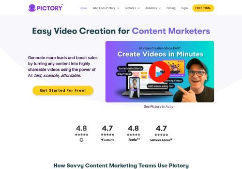 Logotipo de Pictory