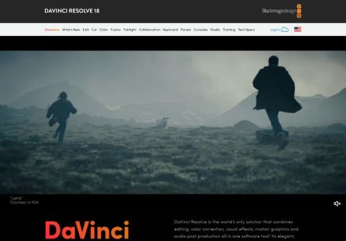 Logotipo de DaVinci Resolve