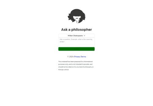 Ask a Philosopher logo