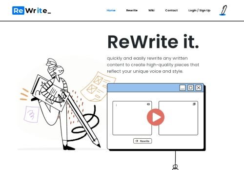 Rewriteit AI logo