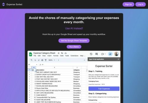 Expense Sorted logo